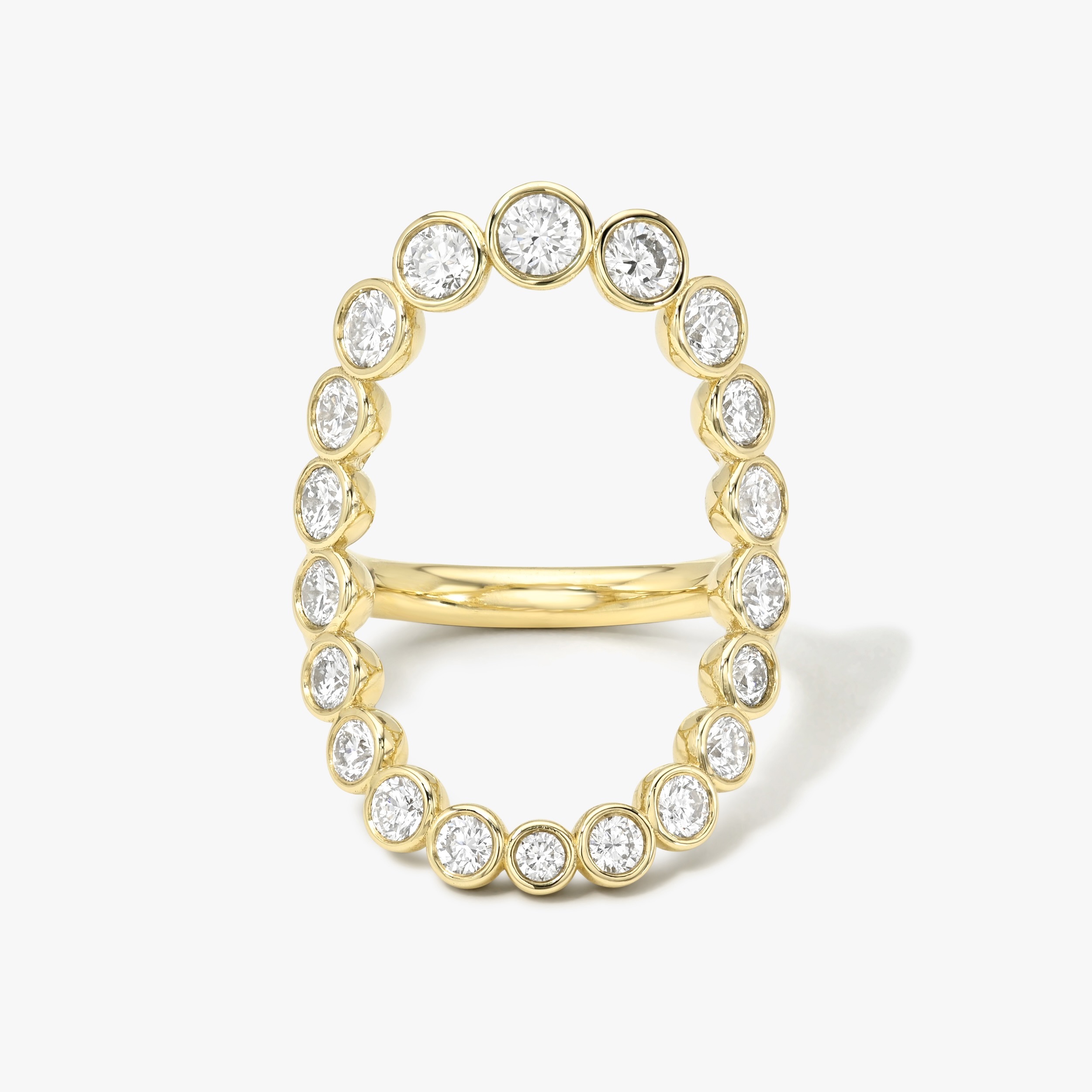 The Strikingly Subtle Diamond Designs of Khadijah Fulton's White Space 11 White Space Continuity Pavé Ring