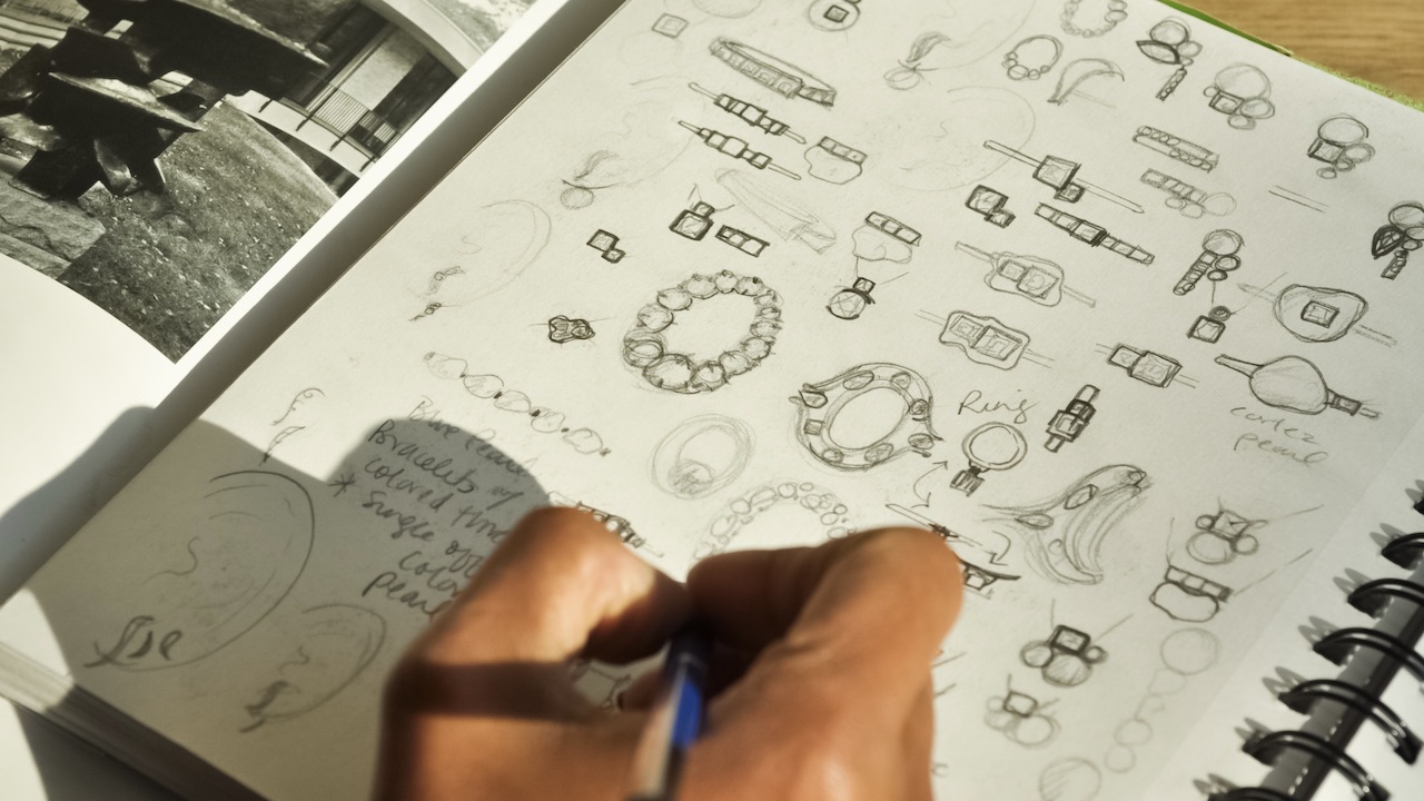 The Strikingly Subtle Diamond Designs of Khadijah Fulton's White Space 8 White Space Ring Design Sketches