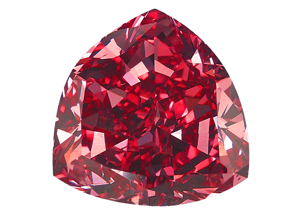 The World's Most Famous Fancy Stones in Every Diamond Color 3 Red Diamond Color: The Moussaieff Red Diamond
