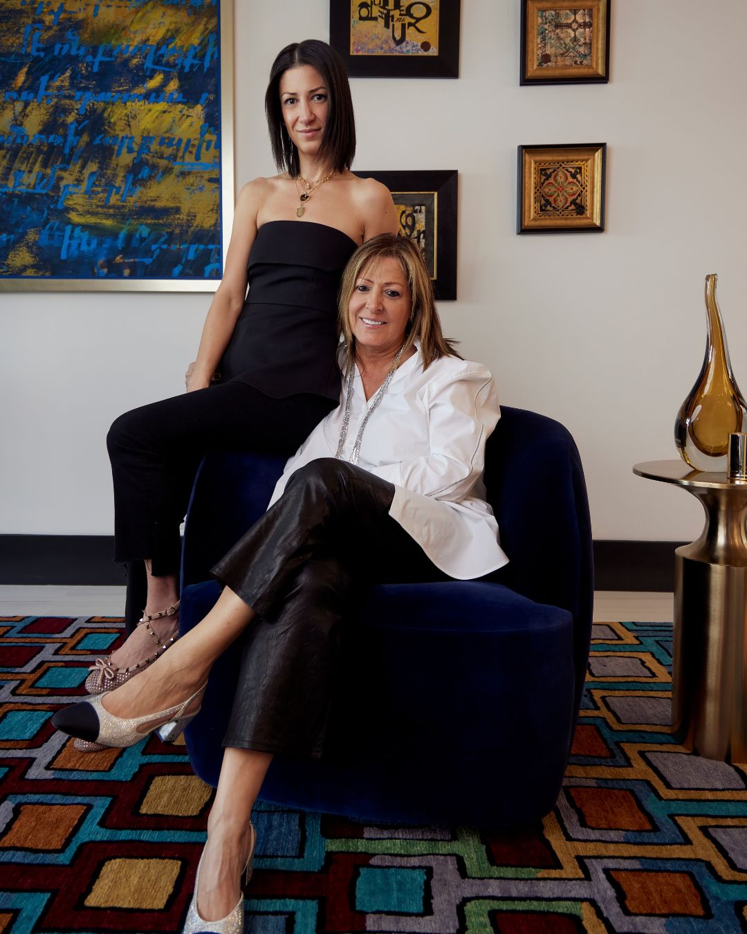 Suzanne Kalan and daughter Patile