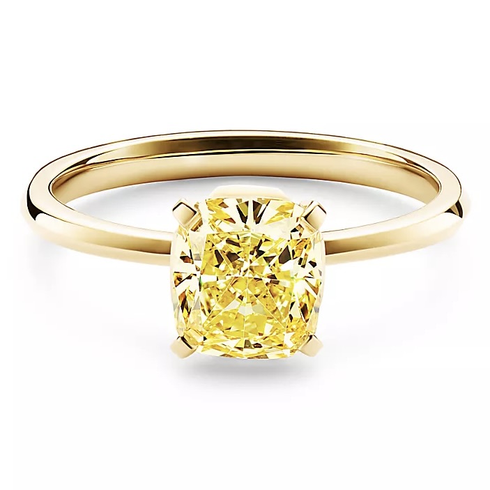 Bright, Rare and Famous: A Yellow Diamond Ring Adds the Perfect Pop of Color