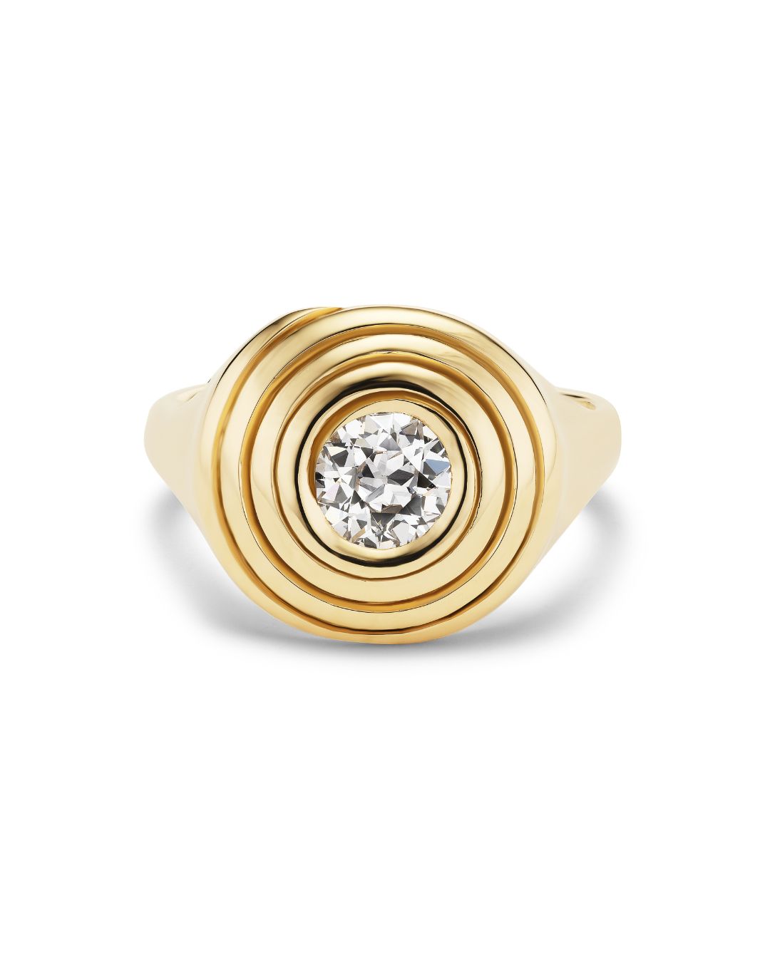 bezel set affordable diamond ring