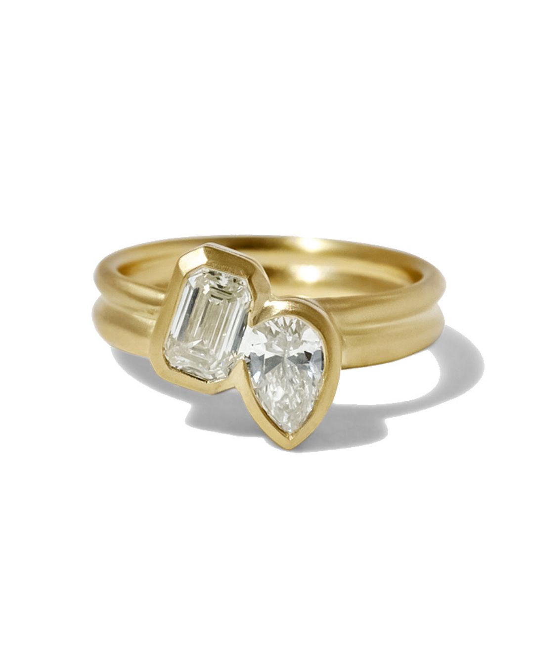 bezel set affordable diamond ring