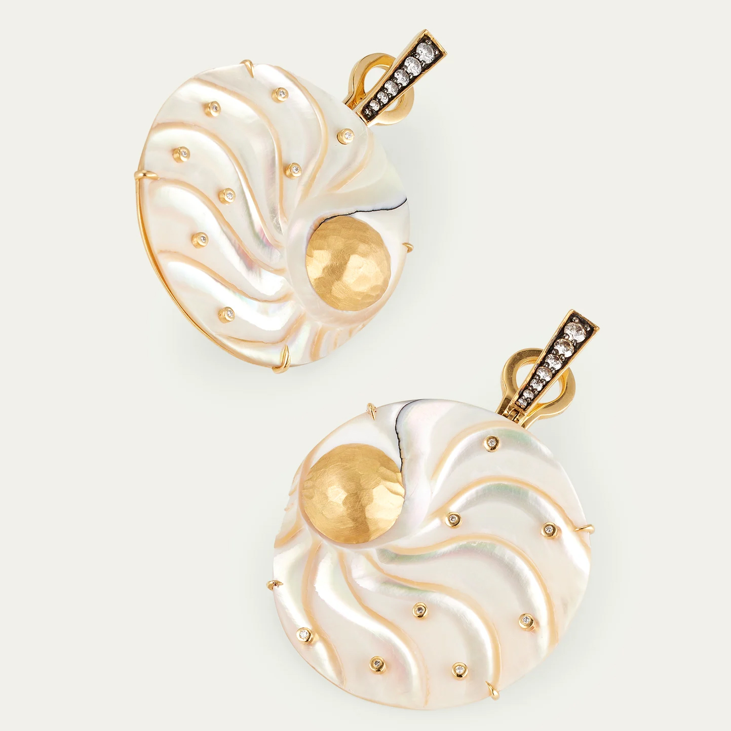 shell jewelry: shell earrings
