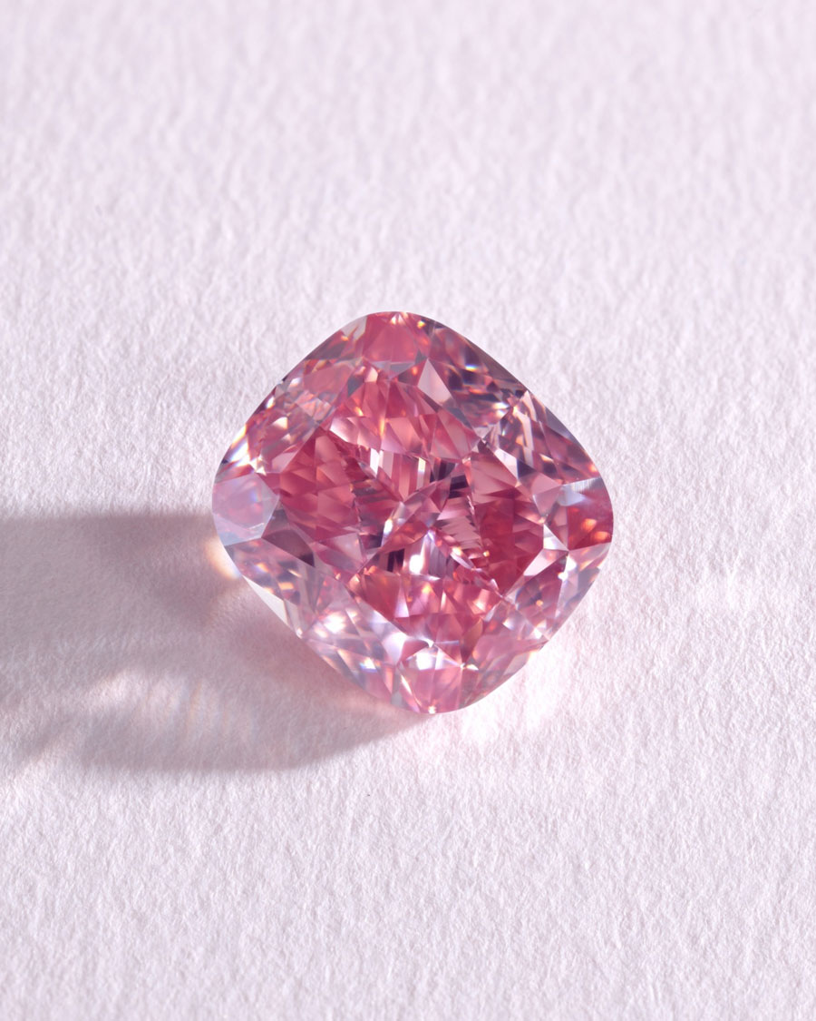 The Glowing Rose Diamond 