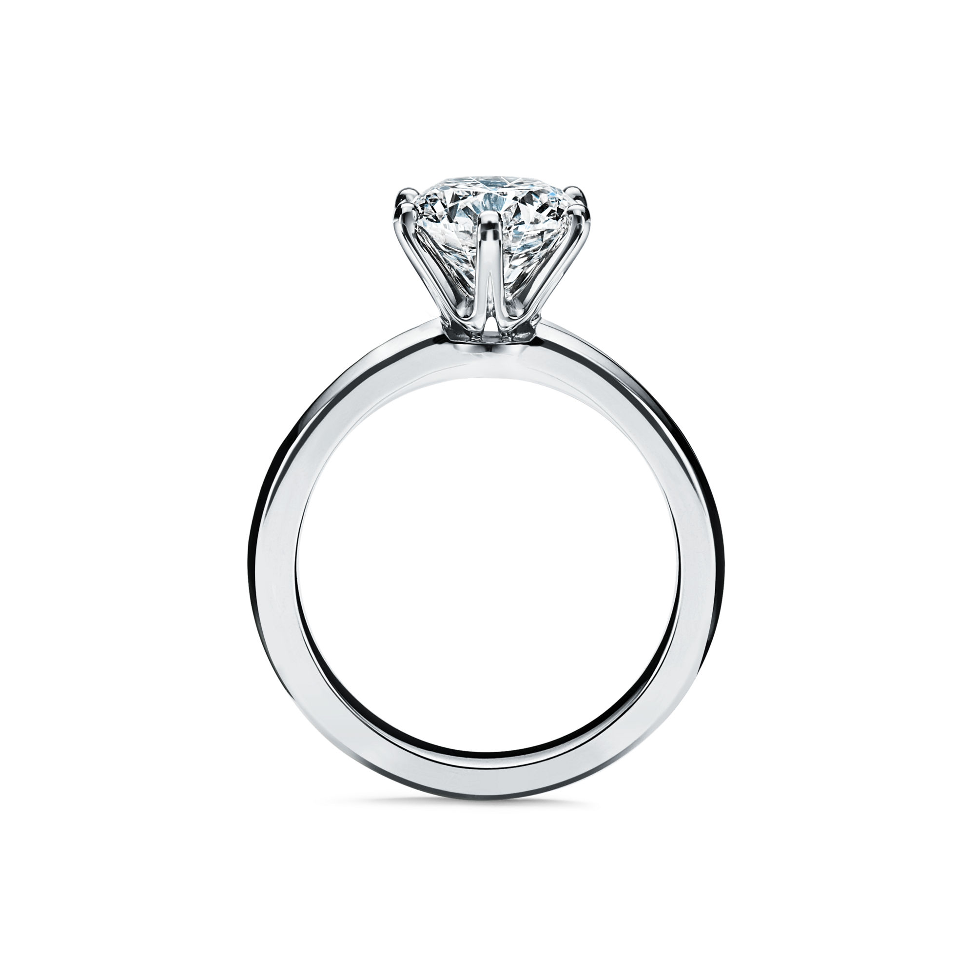 The Solitaire Ring Setting Simply Never Goes Out of Style 4 The Tiffany® Setting Engagement Ring in Platinum solitaire ring setting