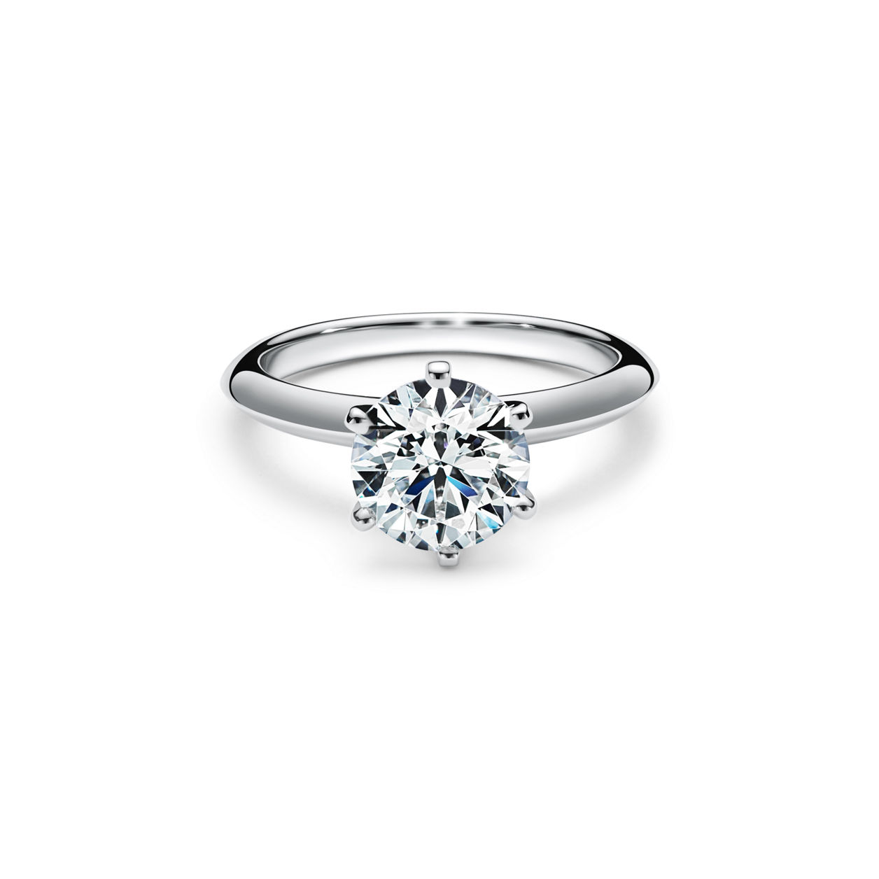 The Solitaire Ring Setting Simply Never Goes Out of Style 3 The Tiffany® Setting Engagement Ring in Platinum solitaire ring setting