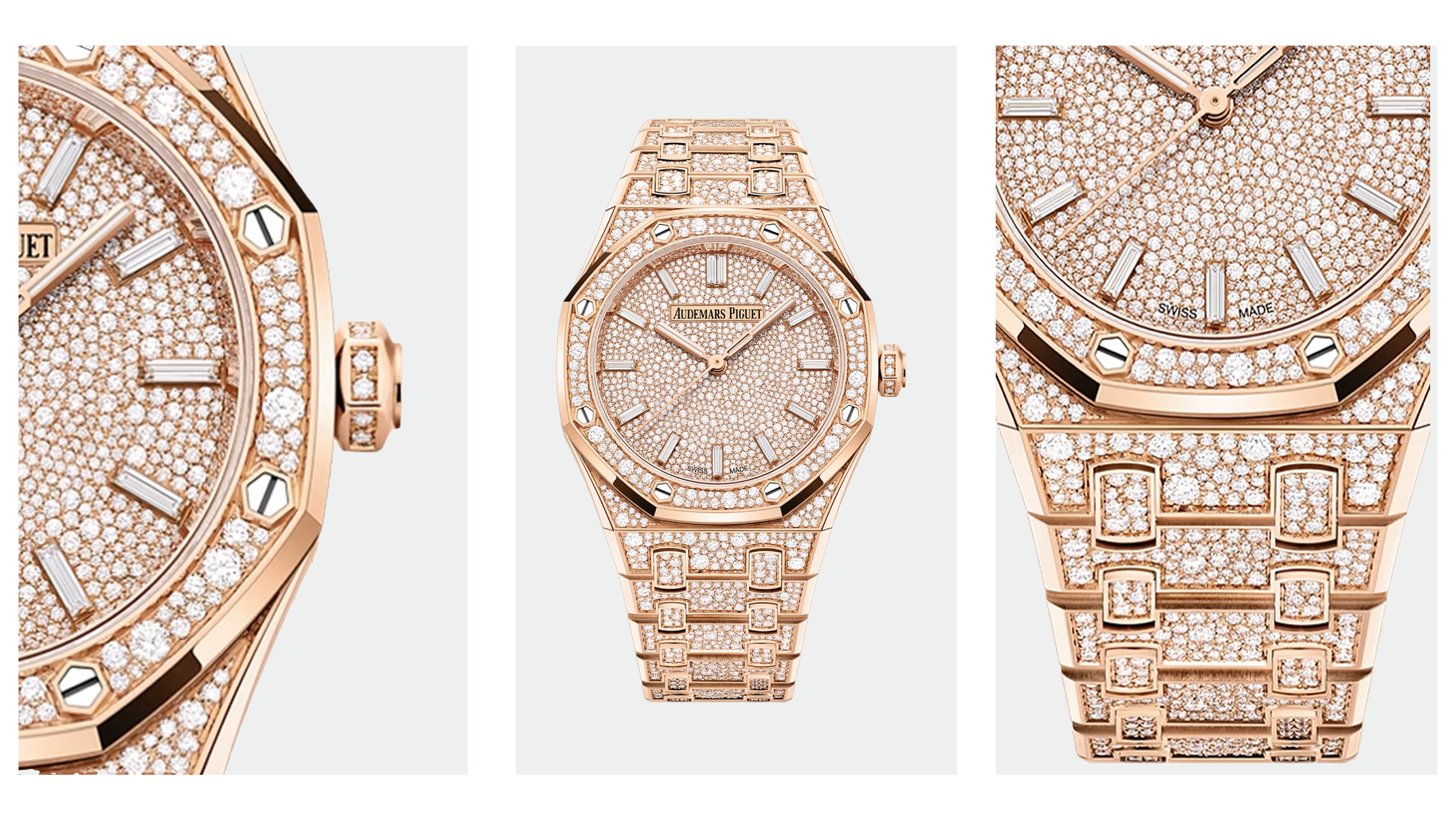 Audemars Piguet Royal Oak natural diamond watch