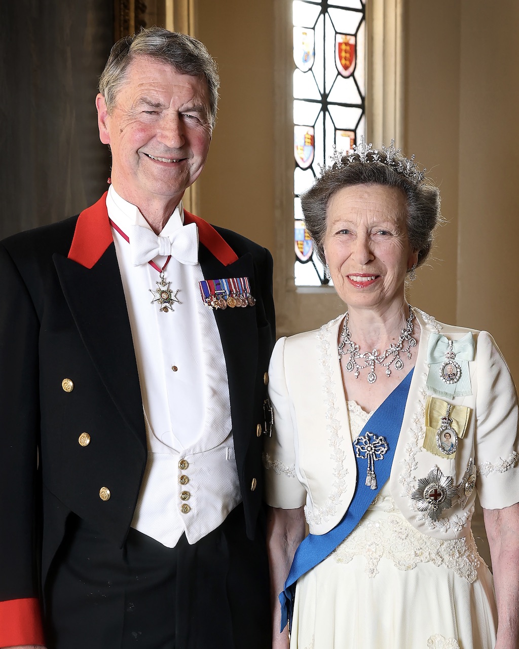 Princess Anne wears the Festoon Tiara in her 75th birthday portrait 