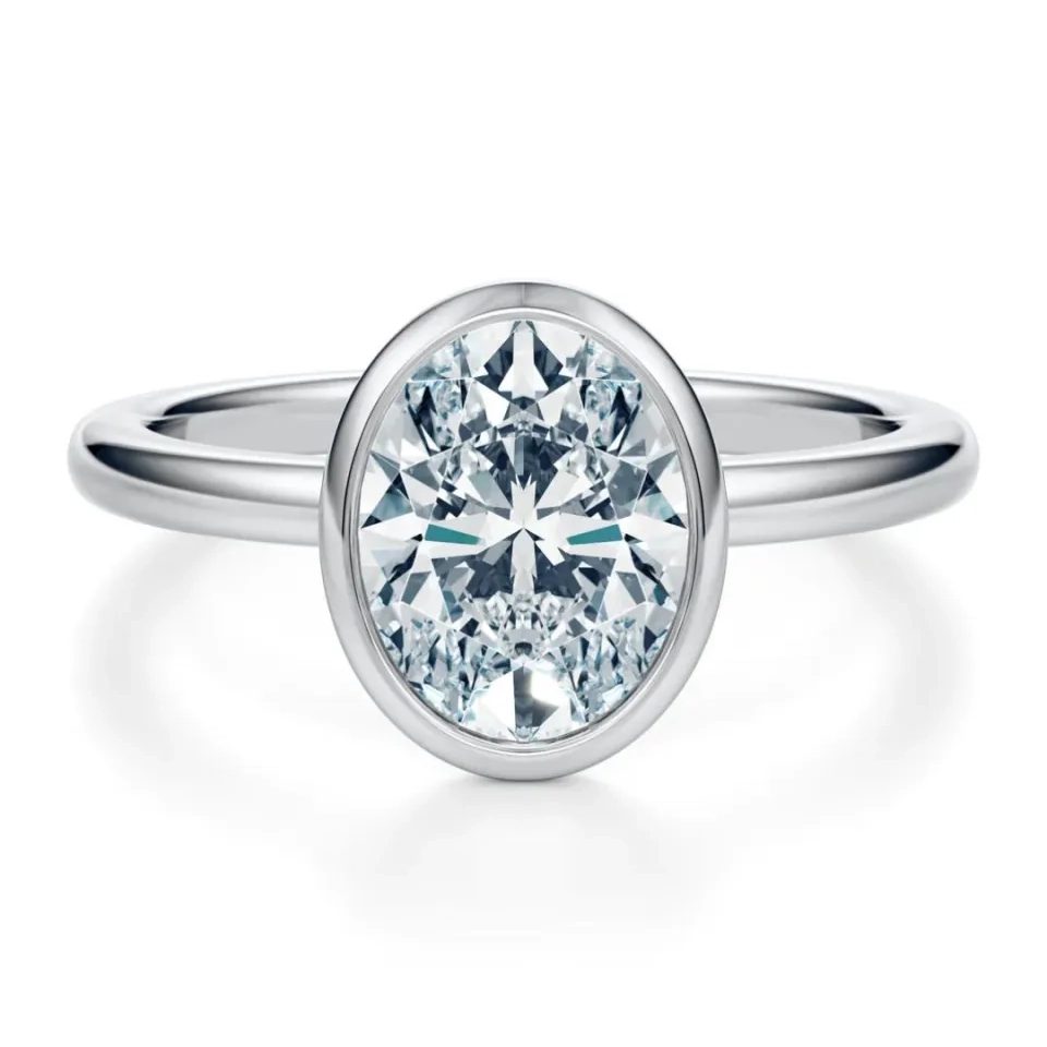 bezel engagement ring