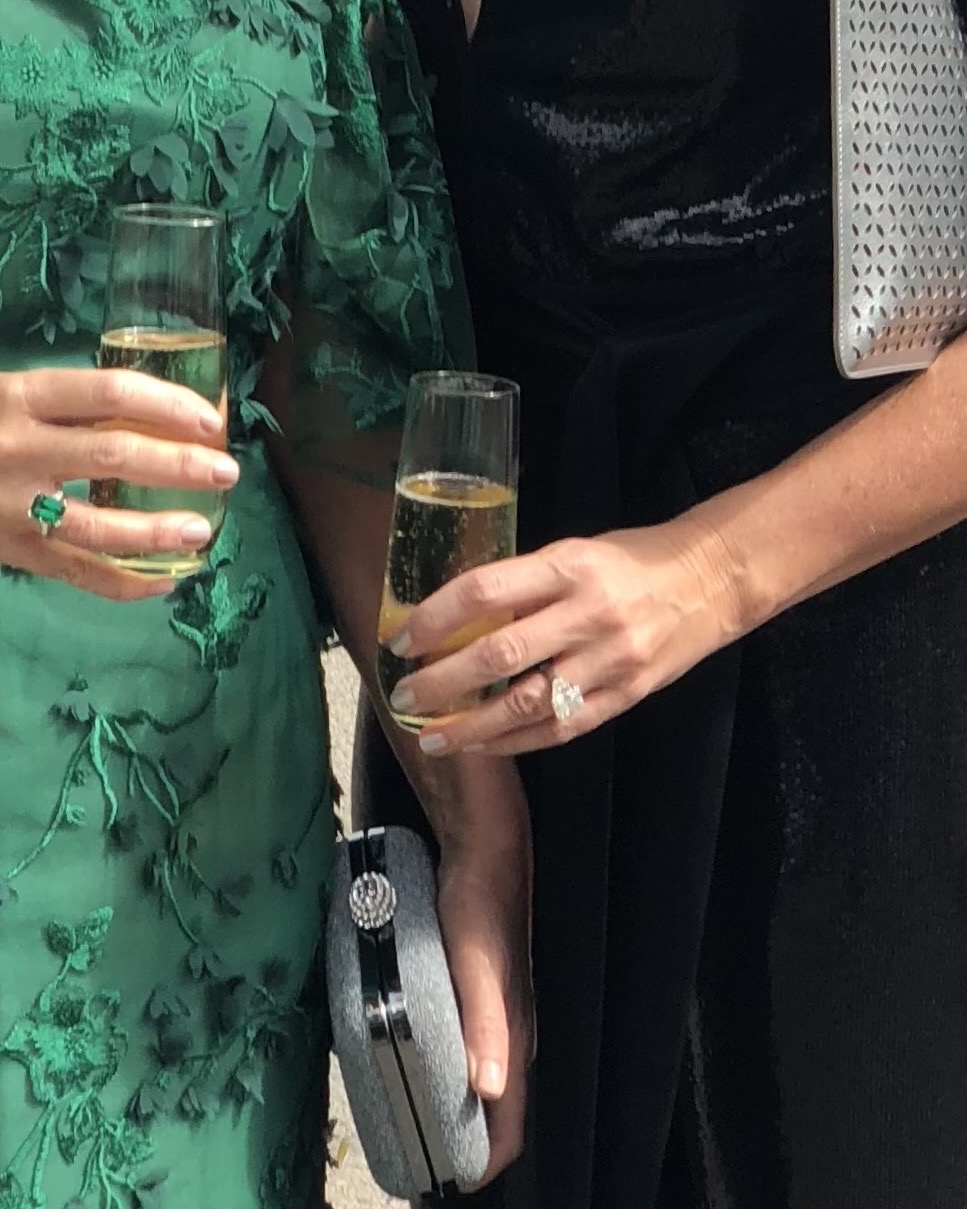 Real Women Share Their Engagement Ring Redesign Stories 5 Heidi Farrugia's Original Diamond Ring (R) Before her Engagement Ring Redesign