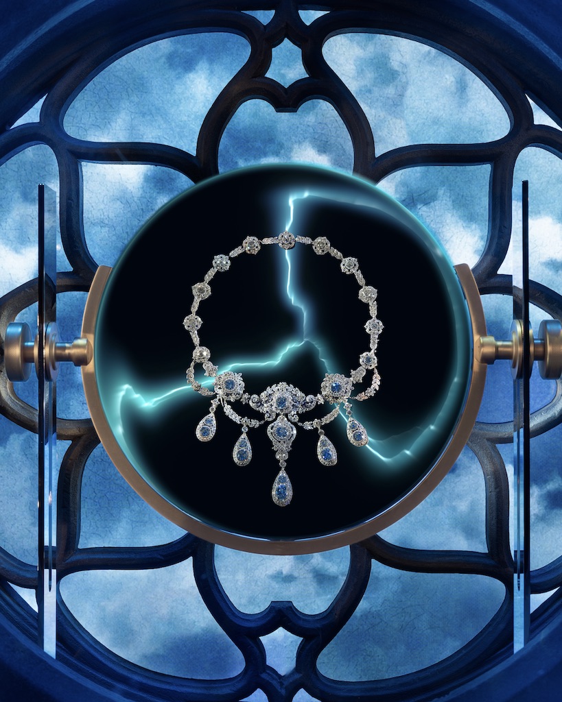 Tiffany & Co. has unveiled immersive window displays at its Fifth Avenue flagship, The Landmark, in New York City in honor of its appearances in Frankenstein. 