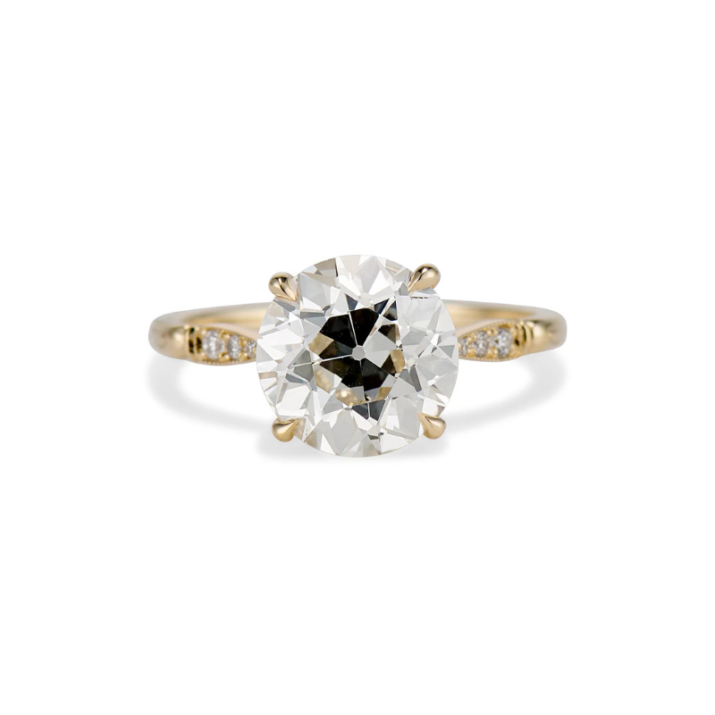 old european cut diamond ring