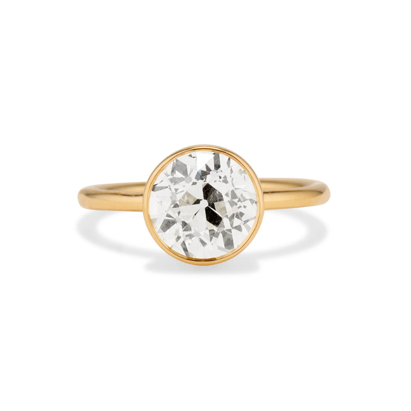 old european cut diamond ring