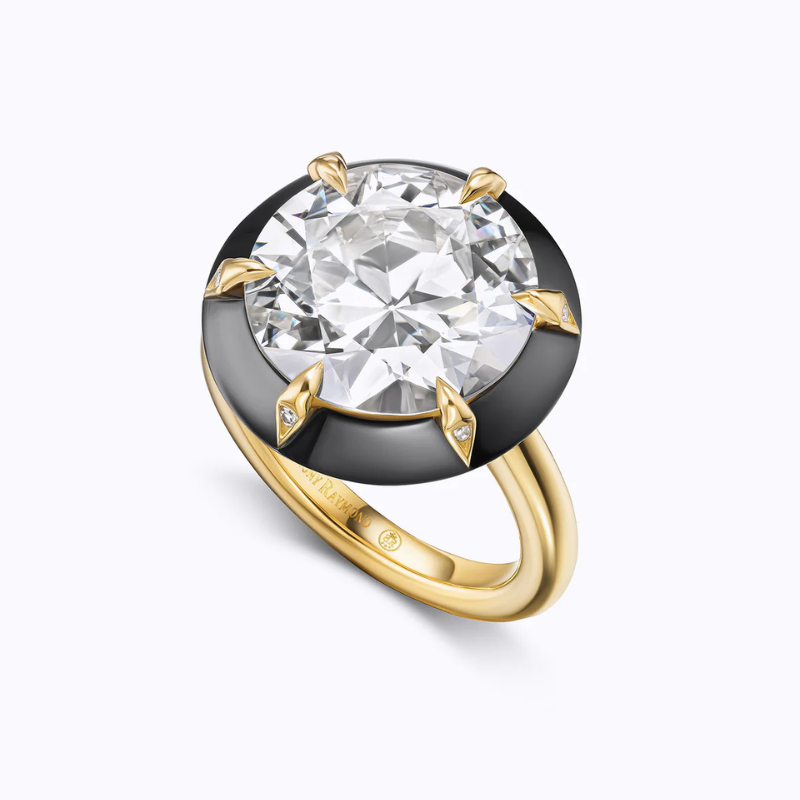 old european cut diamond ring