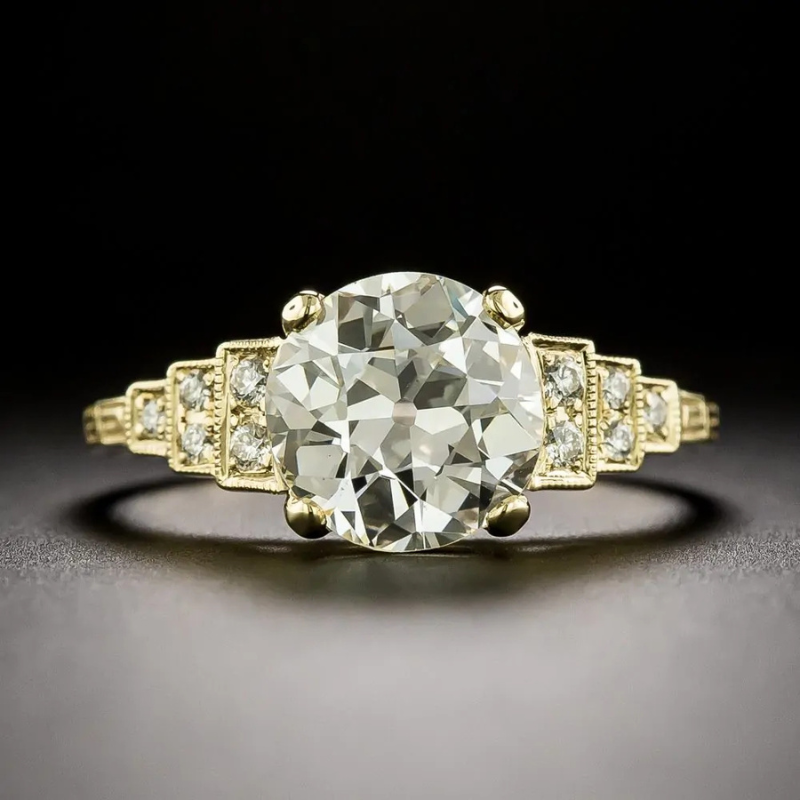 old european cut diamond ring