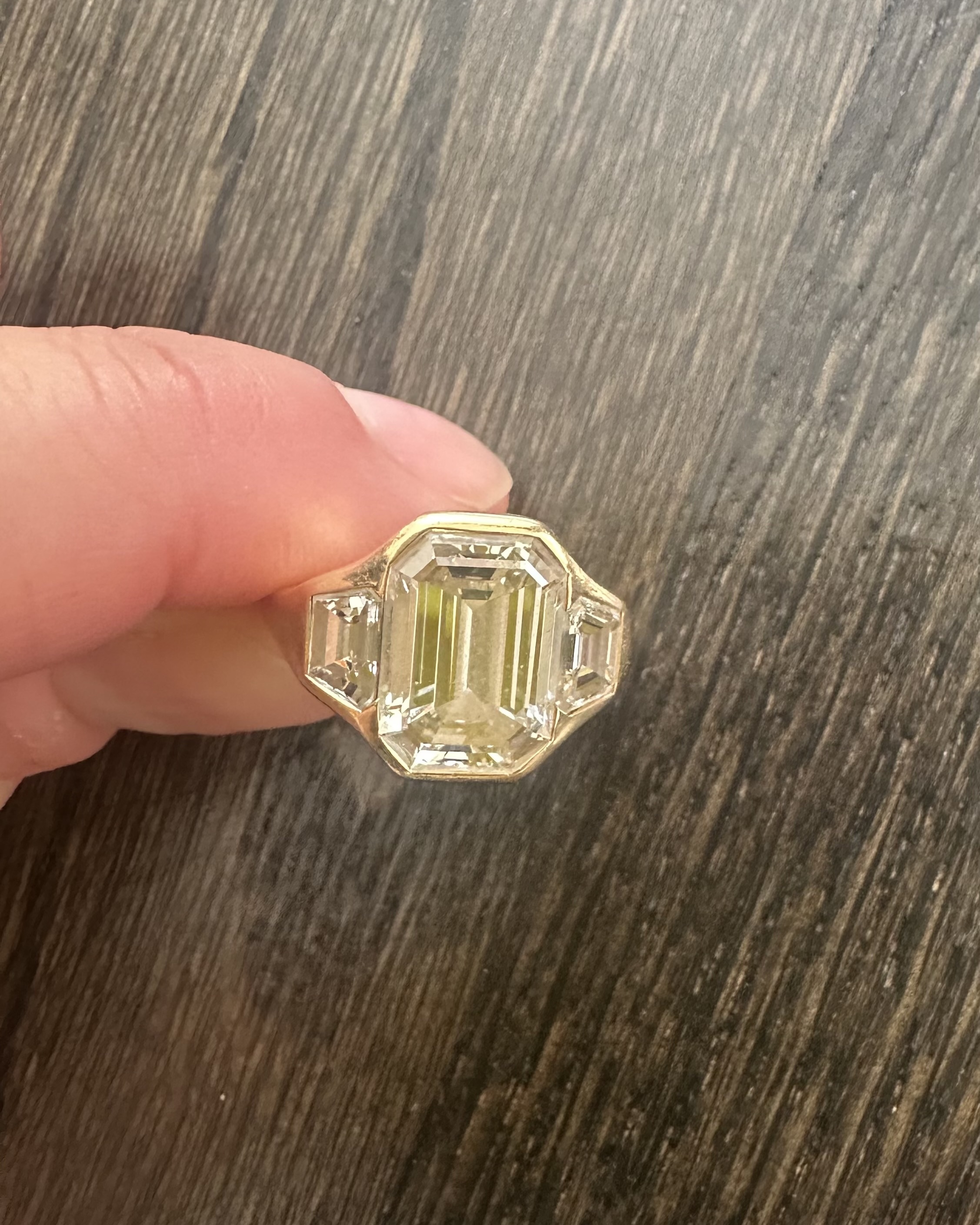 Emily Talamo's Diamond Engagement Ring Redesign By Brent Neale. (Emily Talamo)