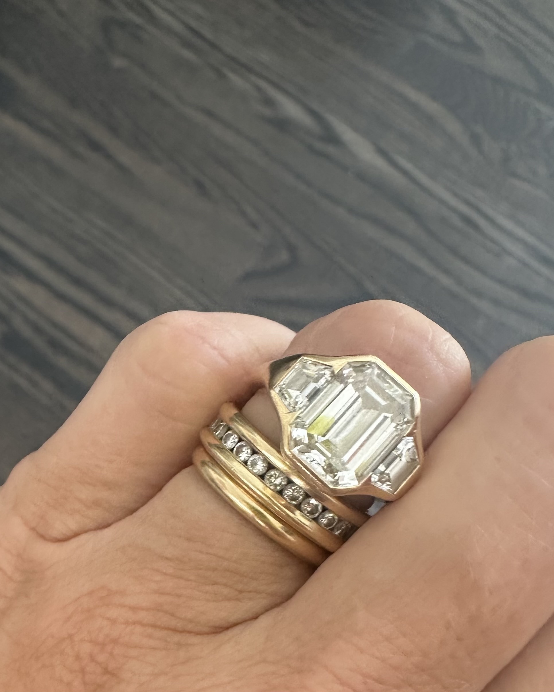 Emily Talamo's Diamond Engagement Ring Redesign By Brent Neale. (Emily Talamo)