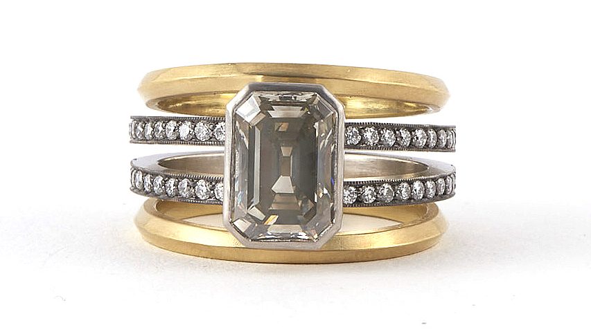 Why a Gray Diamond's Neutral Hue Shines Brightest of Them All 10 gray diamond ring