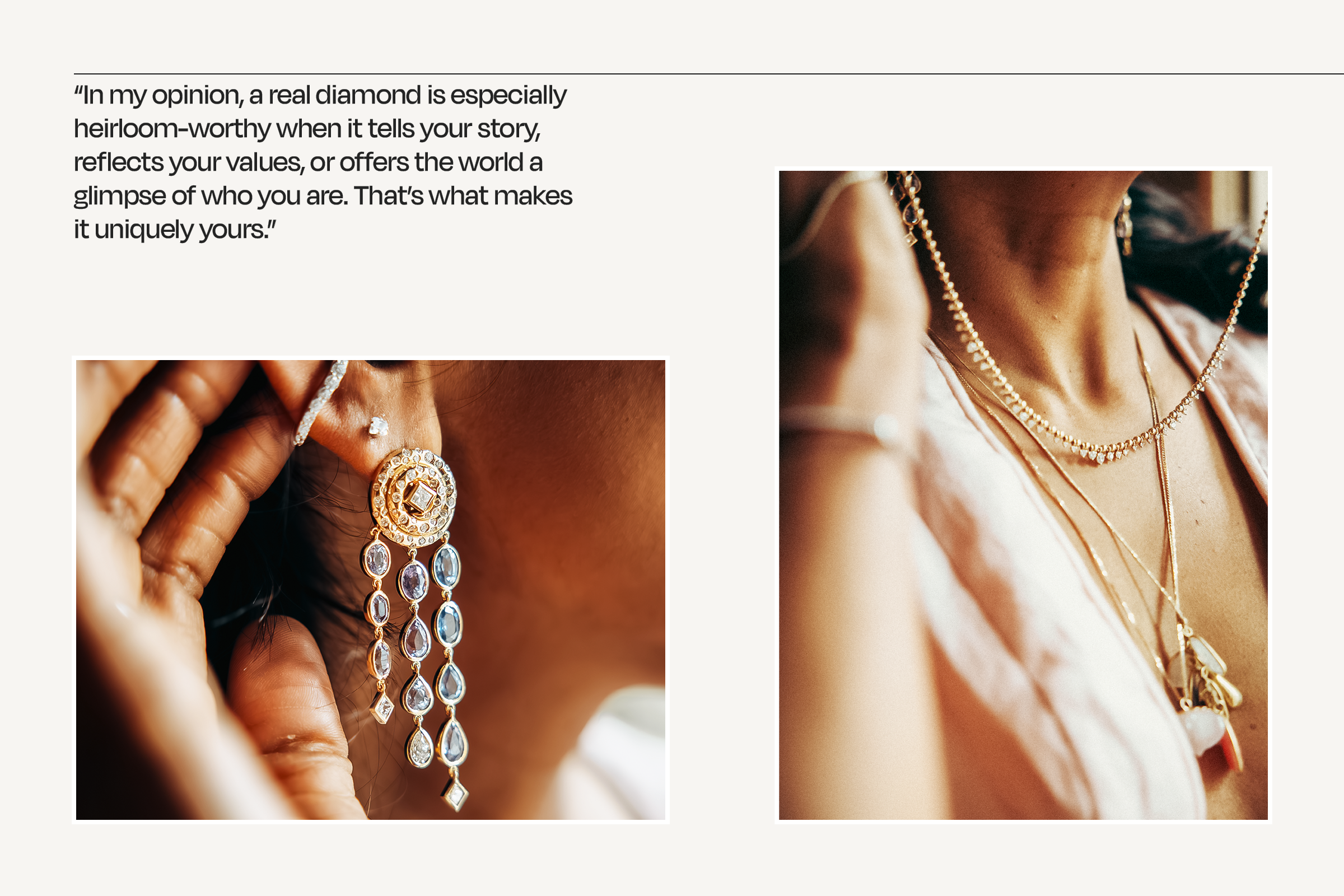 The Natural Diamond Earring