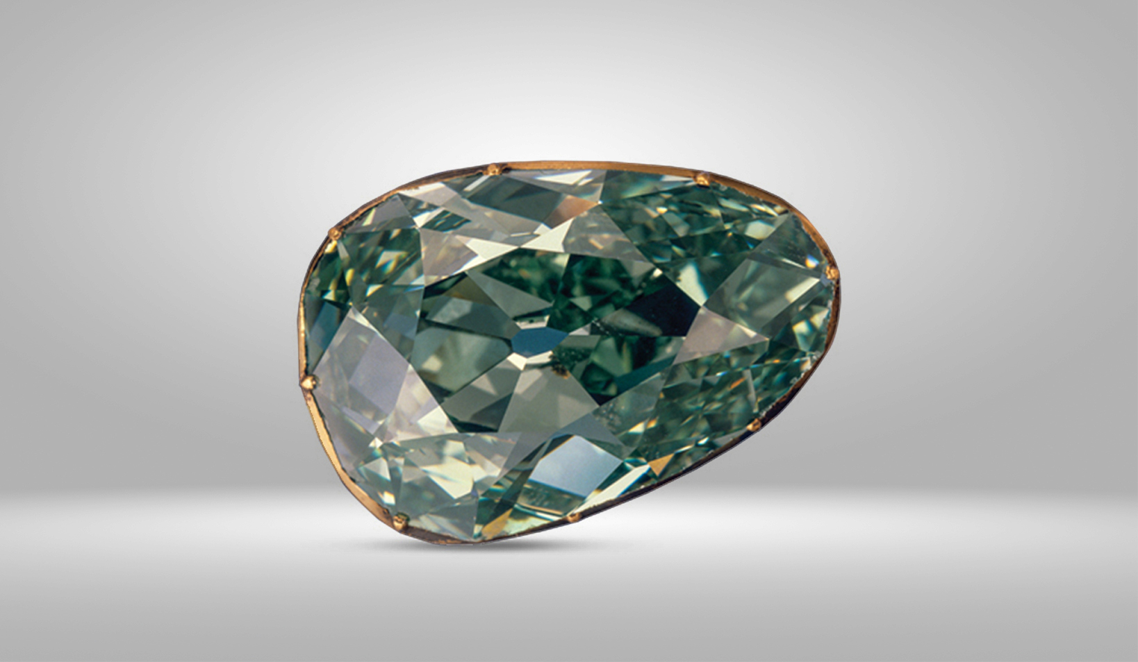 The Dresden Green Diamond (Courtesy of Metropolitan Museum of Art)