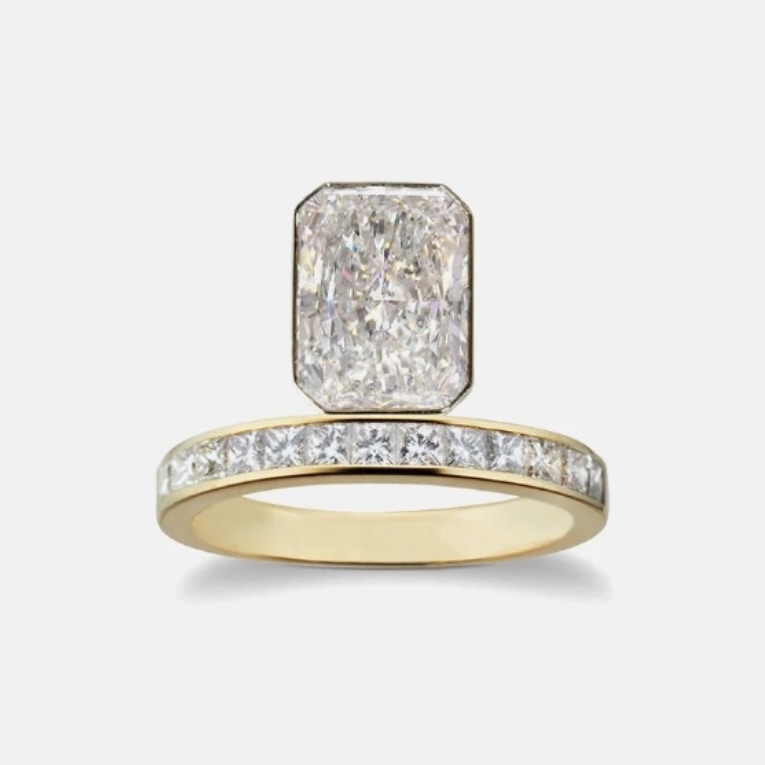 KatKim Radiant Cut Diamond Peak Ring, Price Upon Request, katkimfinejewelry.com