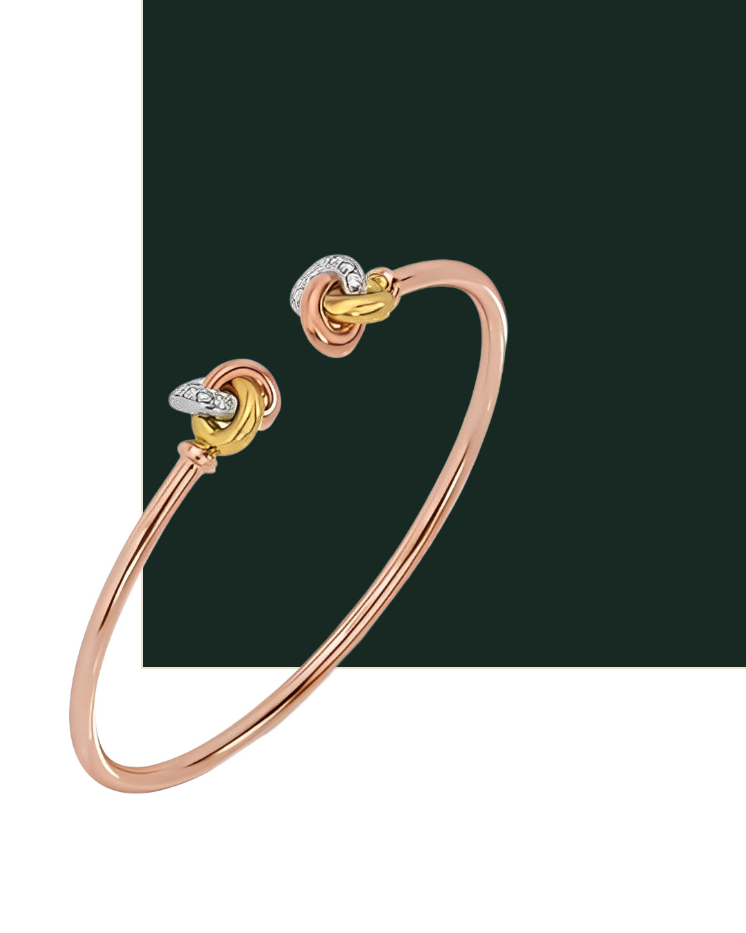 The Bridal Gift Guide: Natural Diamond Picks She’ll Actually Love 1 Open rose-gold bangle with diamond