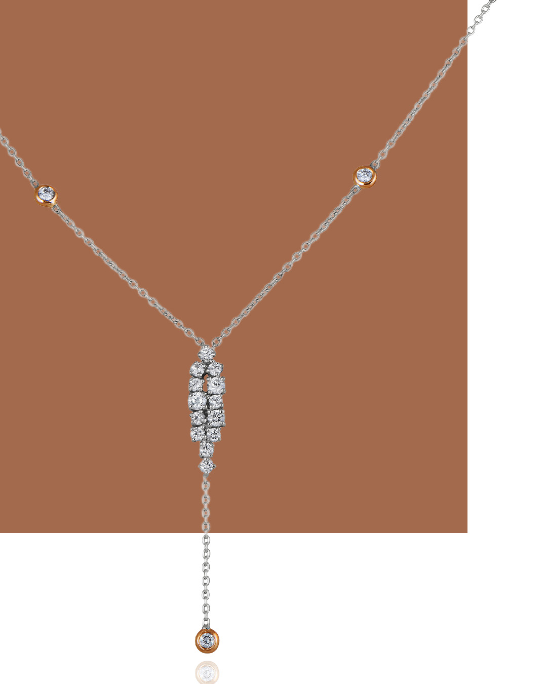The Bridal Gift Guide: Natural Diamond Picks She’ll Actually Love 4 Y-drop minimal diamond necklace