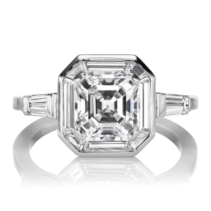 The Baguette Diamond: A Brilliant Slice of History 5 Andria Barbone Viveca Tapered Baguette Diamond Ring