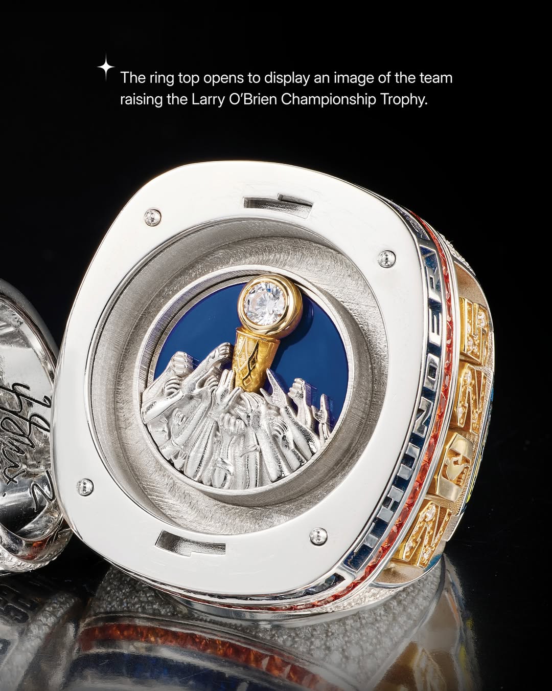 The Diamond-Encrusted Oklahoma City Thunder Championship Ring, Revealed 7 Oklahoma City Thunder Championship Ring