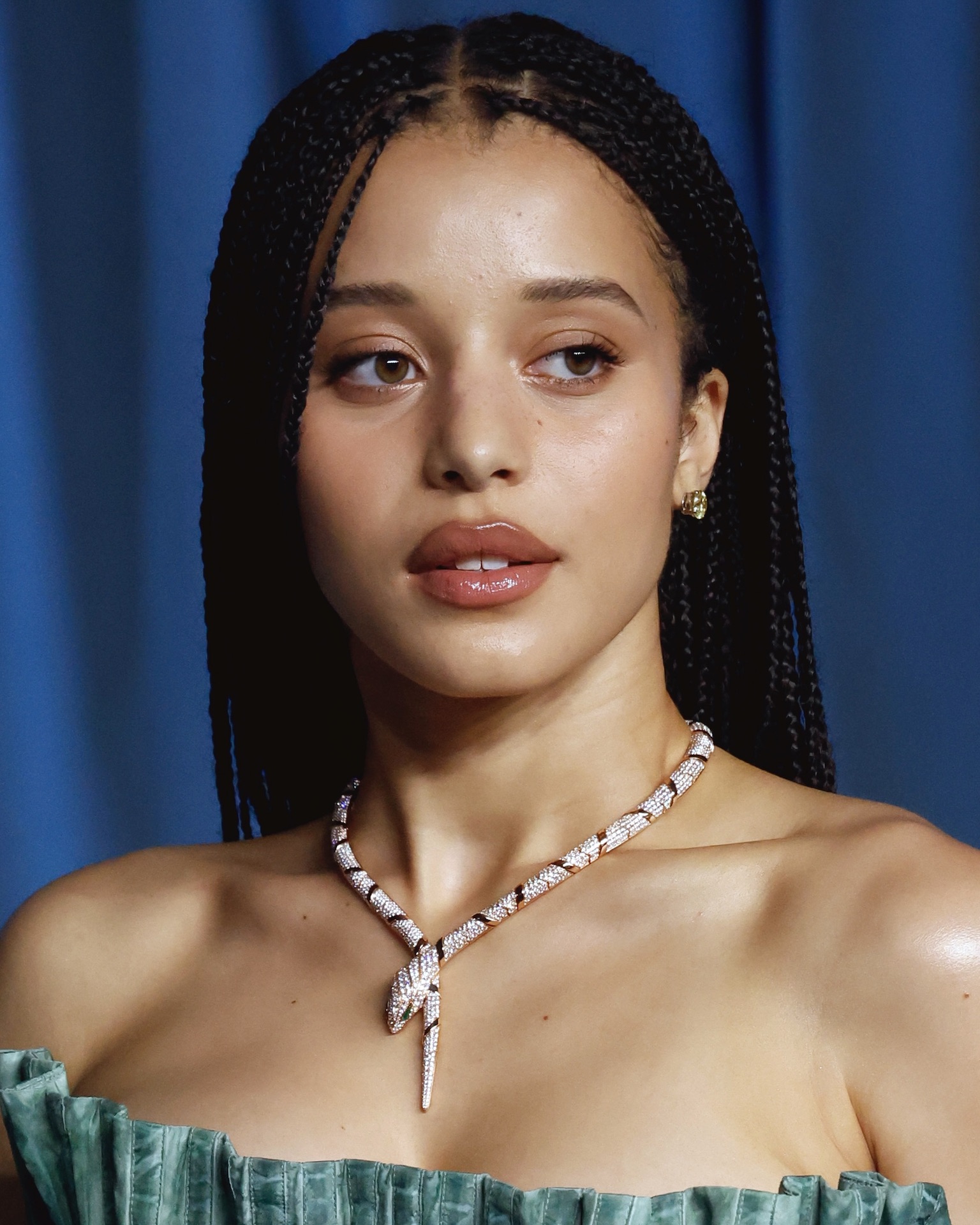 The Best Jewelry Moments of the 2025 Academy Museum Gala 10 Chase Infiniti in Bulgari Serpenti High Jewelry 2025 Academy Museum Gala