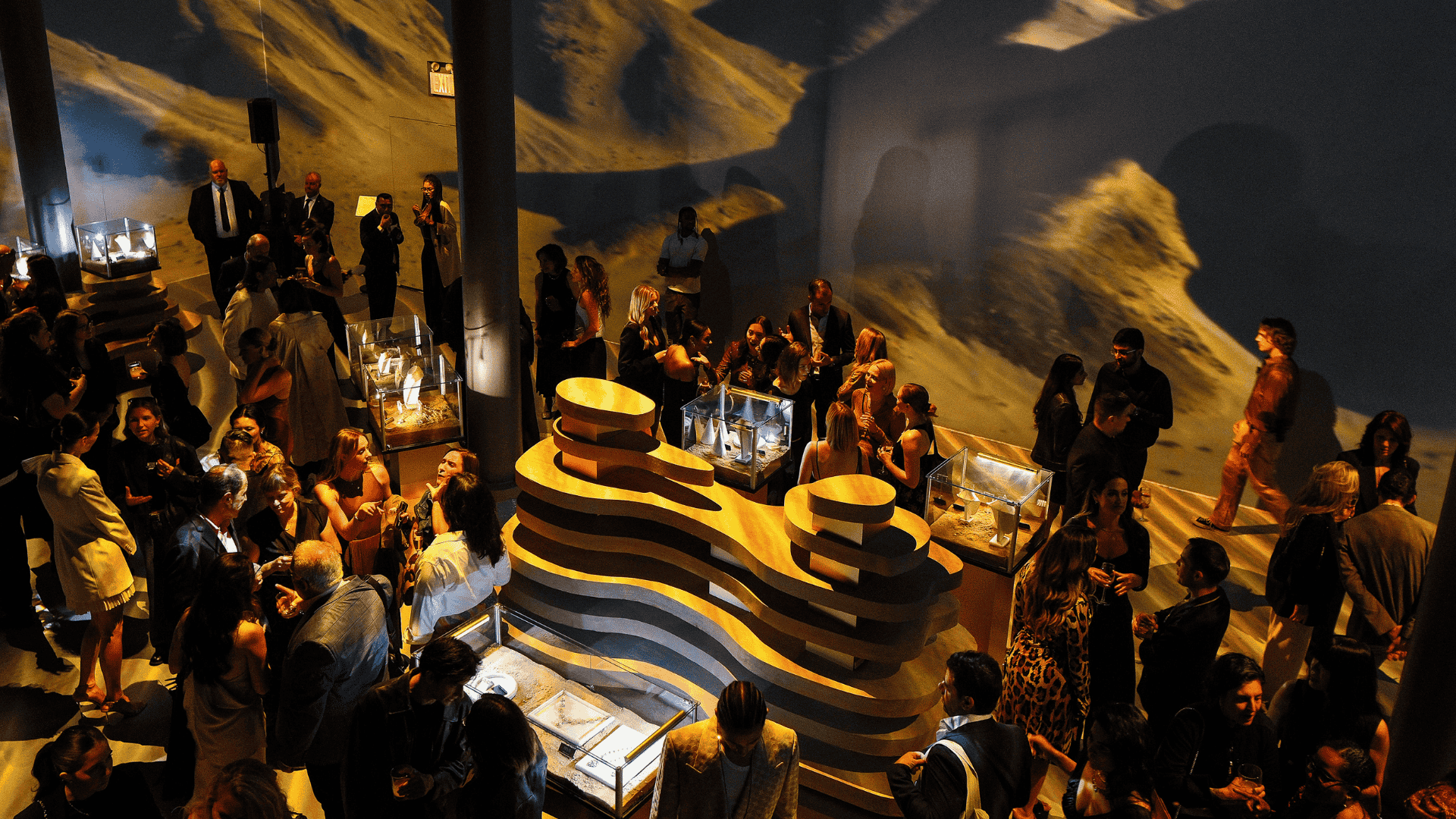 Inside De Beers’ Star-Studded Desert Diamonds Launch in New York 4 Desert Diamonds launch party at ARTECHOUSE NYC