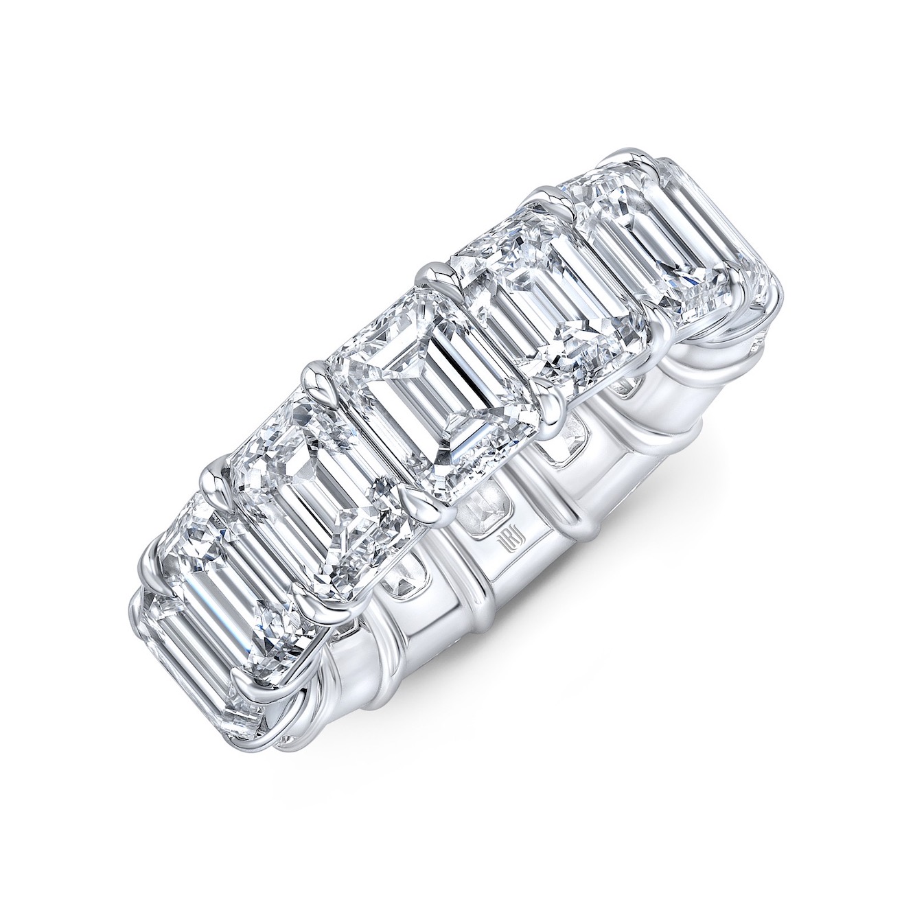 Statement diamond ring wedding band by Rahaminov Diamonds