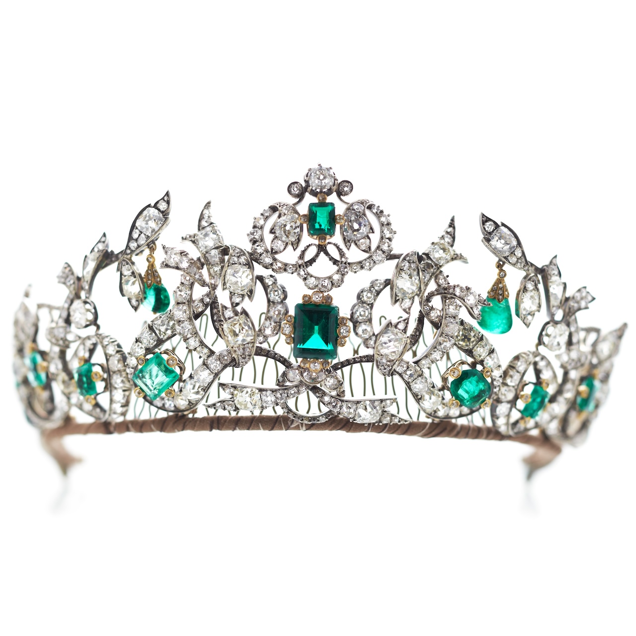 Emerald Tiara from Royal Danish Crown Jewels Collection.