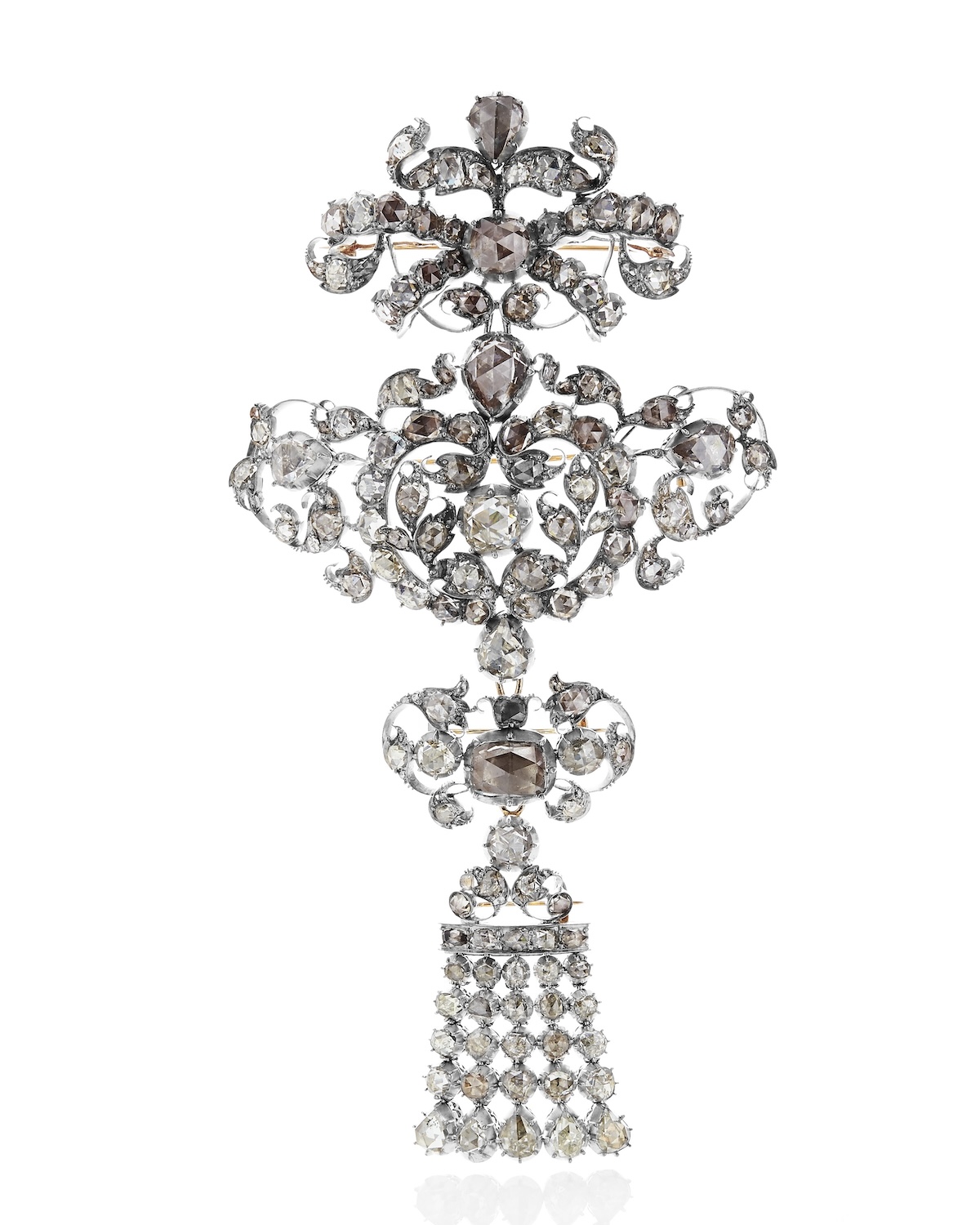 Royal Danish Crown Jewelry Collection Diamond pin.