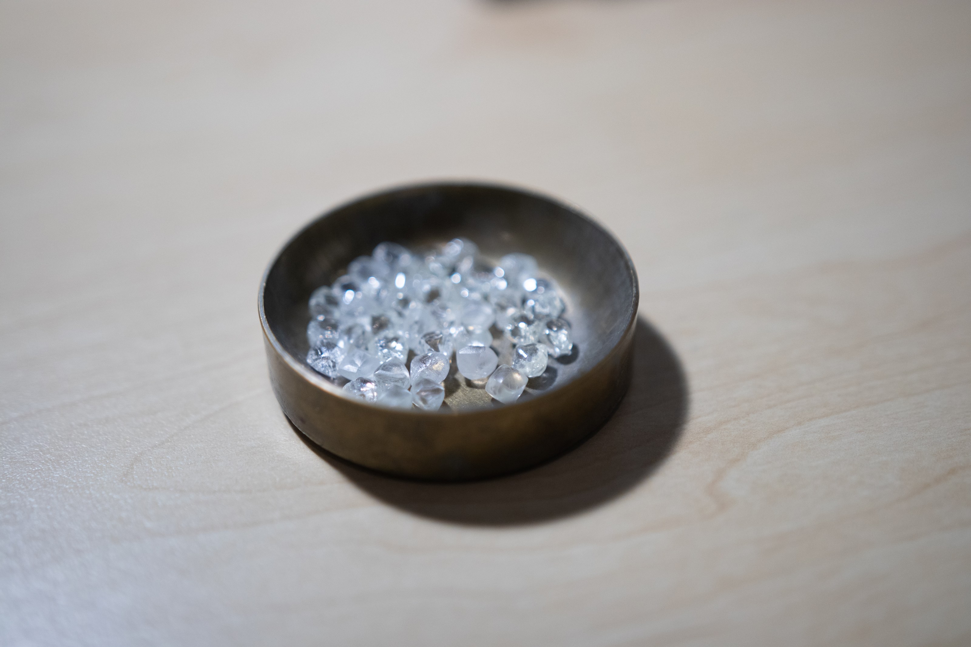 Rough diamonds from Namibia