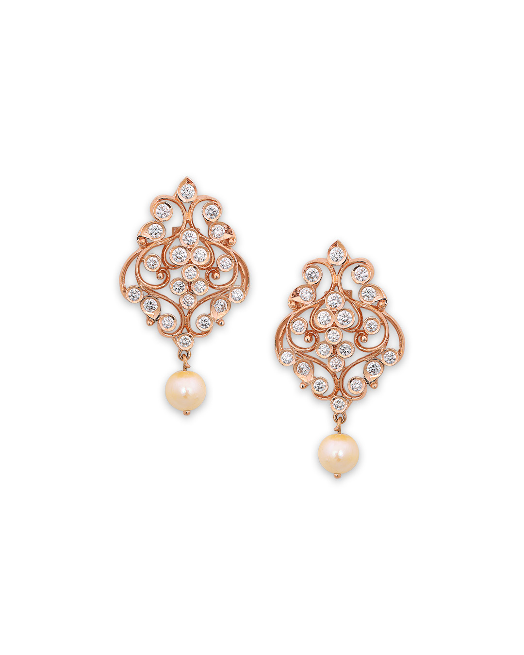 Natural Diamond Earring