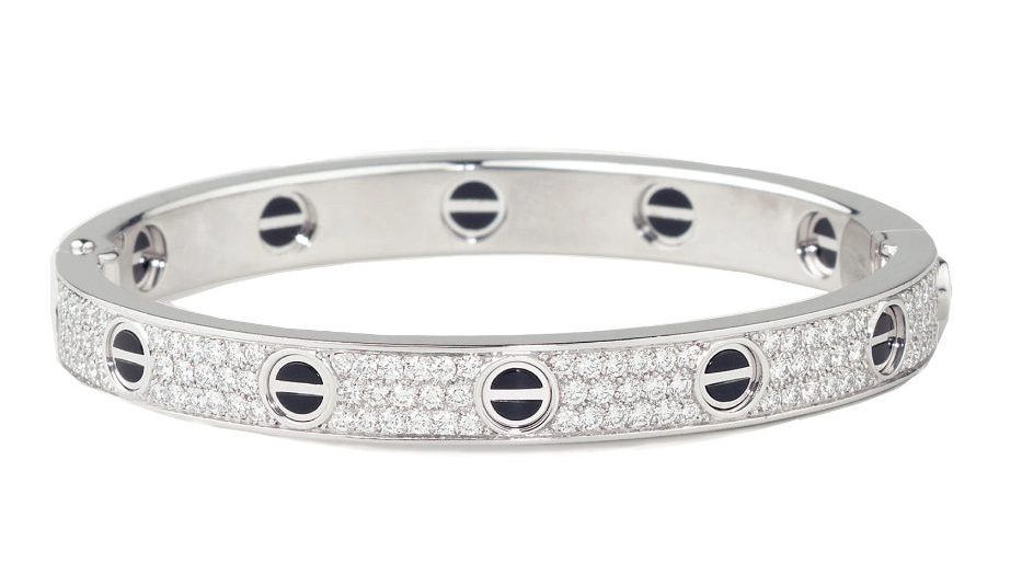 Azabache and Natural Diamonds: A Modern Approach to Honoring My Cuban Culture 4 Cartier LOVE Bracelet Pave and Ceramic