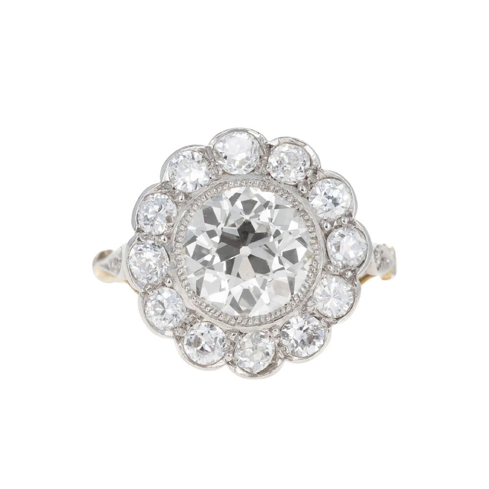 13 of the Biggest Diamond Engagement Ring Trends Through the Decades 6 Diamond engagement ring trends: edwardian engagement ring