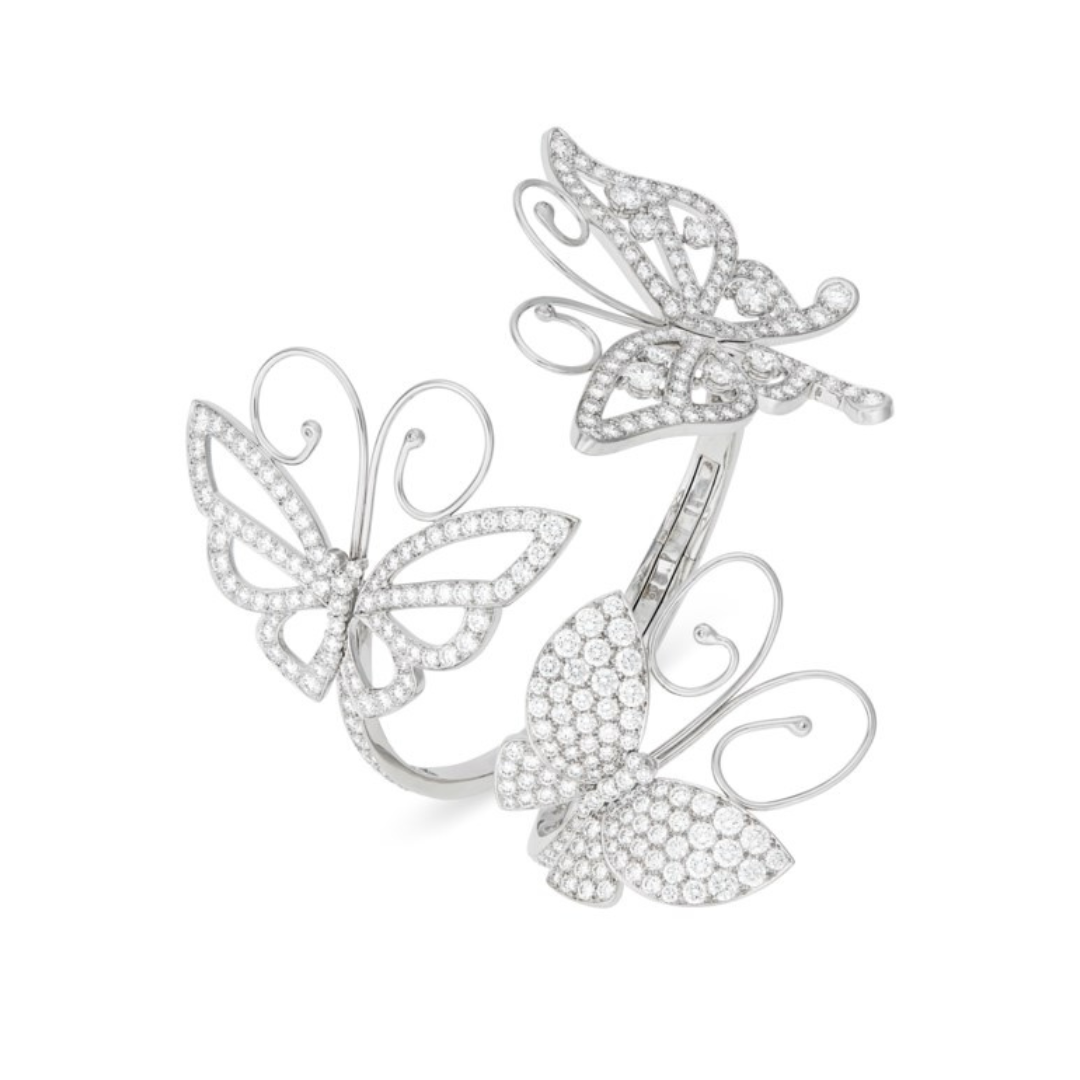 Liz Taylor's Birthday Bulgari and Sinatra's Engagement Ring to Wow at Christie's Magnificent Jewels 9 Van Cleef and Arpels butterfly cuff