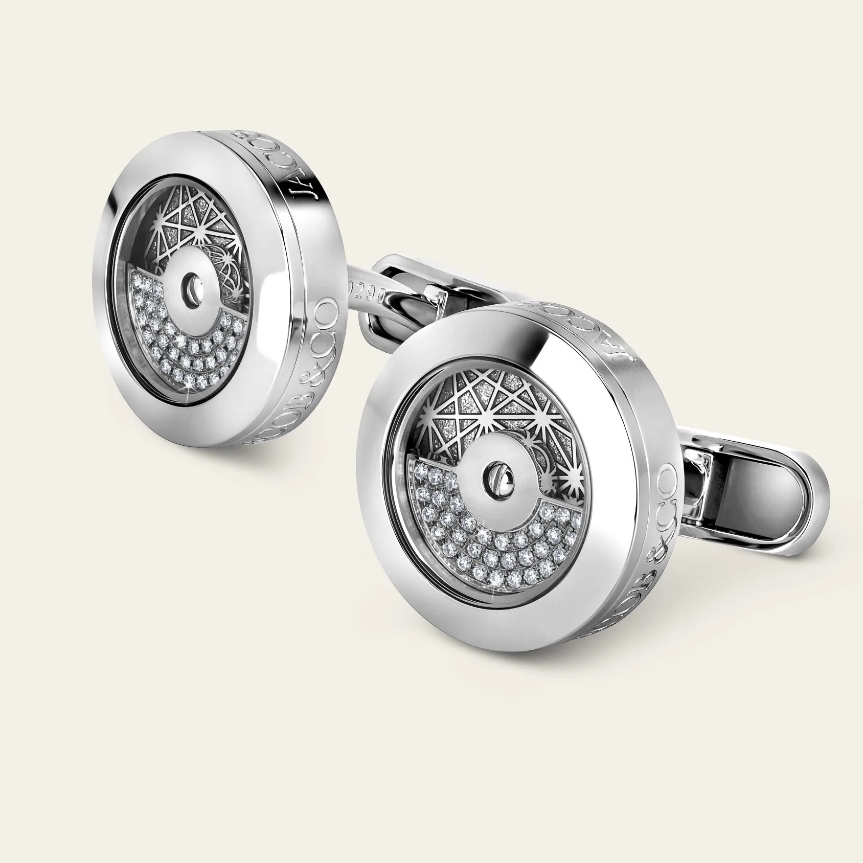 diamond cufflinks