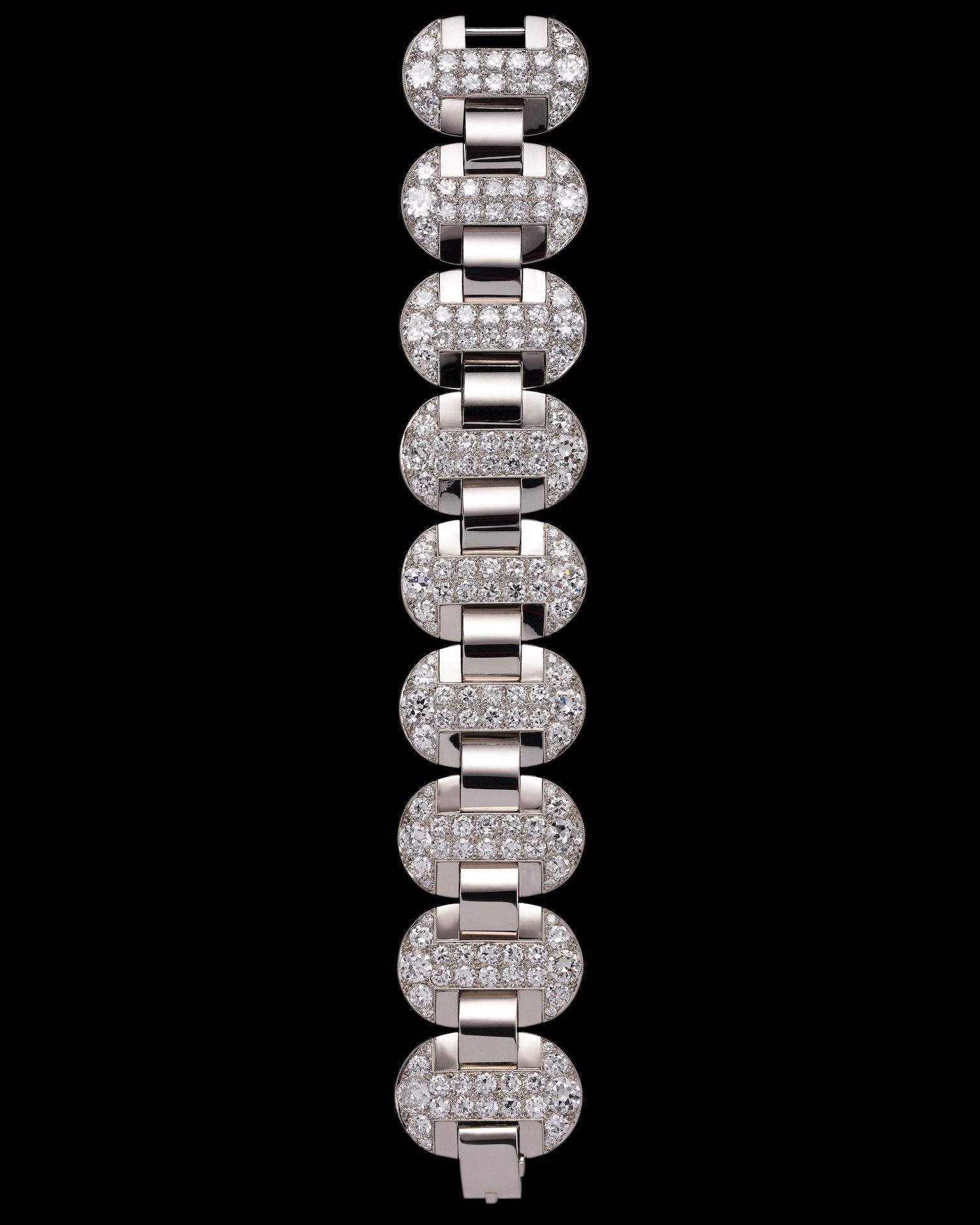 Raymond Templier bracelet, c. 1932, owned by Blanche Templier (Courtesy of Neil Lane) Art Deco