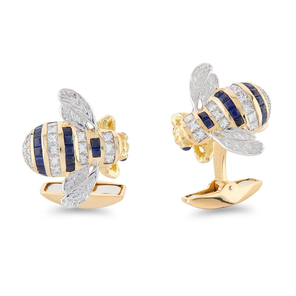diamond cufflinks
