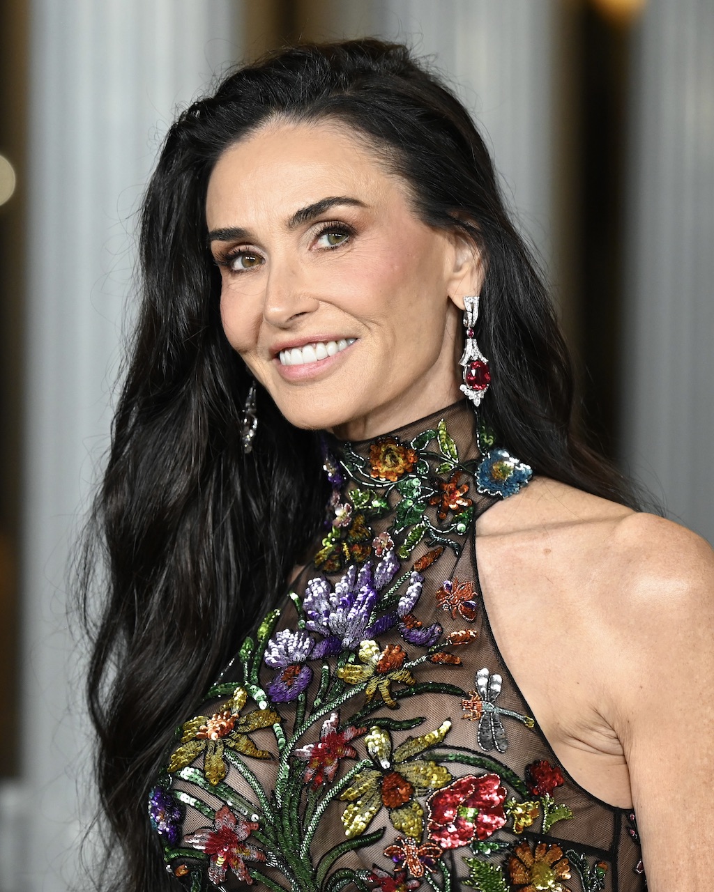 Demi Moore Wore Gucci High Jewelry to the LACMA Art+Film Gala
