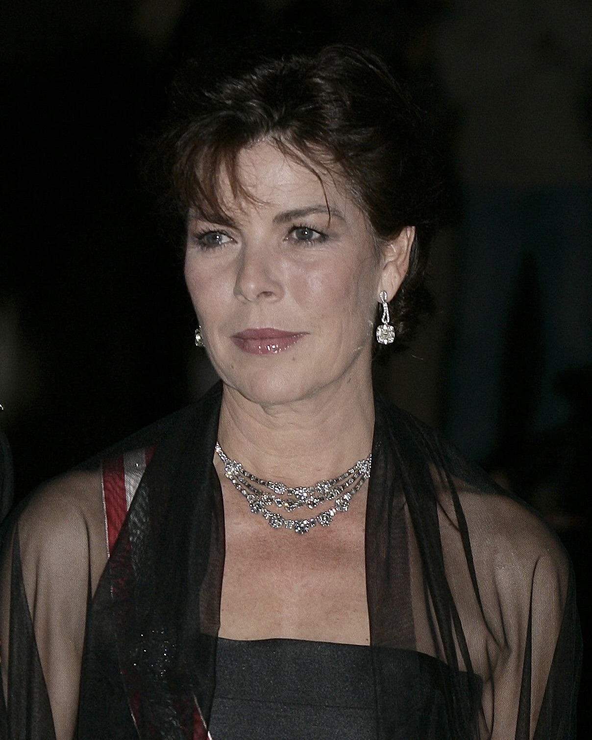 Princess Caroline attends the National Day Gala at the Opera in Monaco on November 19, 2006. (Getty Images)