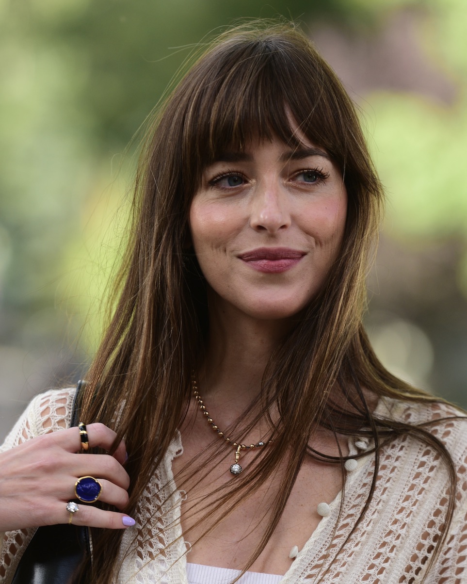 Dakota Johnson wore Jessica McCormack diamond jewelry in new street style moment