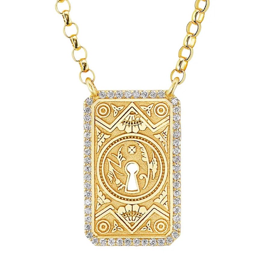 diamond dog tag