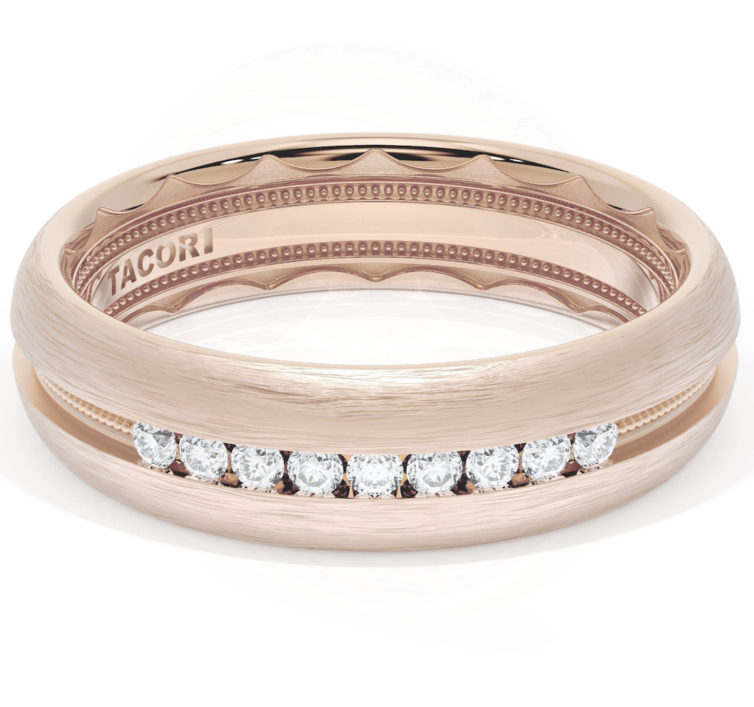 6 Men’s Wedding Bands Redefining Tradition in 2025Wedding Bands 12 Men's wedding band trends 2025, contrast metals with diamonds