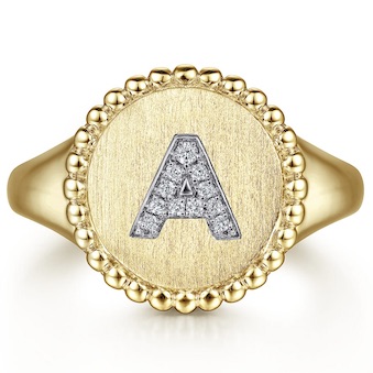 Personalization at Your Fingertips: Discover the Diamond Initial Ring