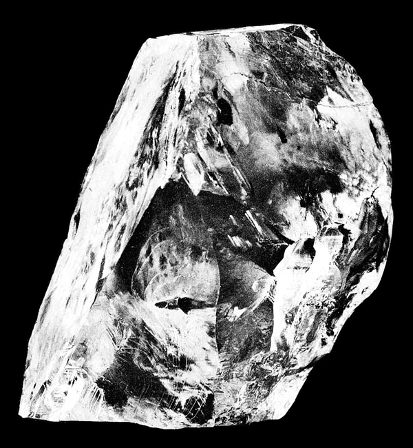The rough Cullinan diamond. 